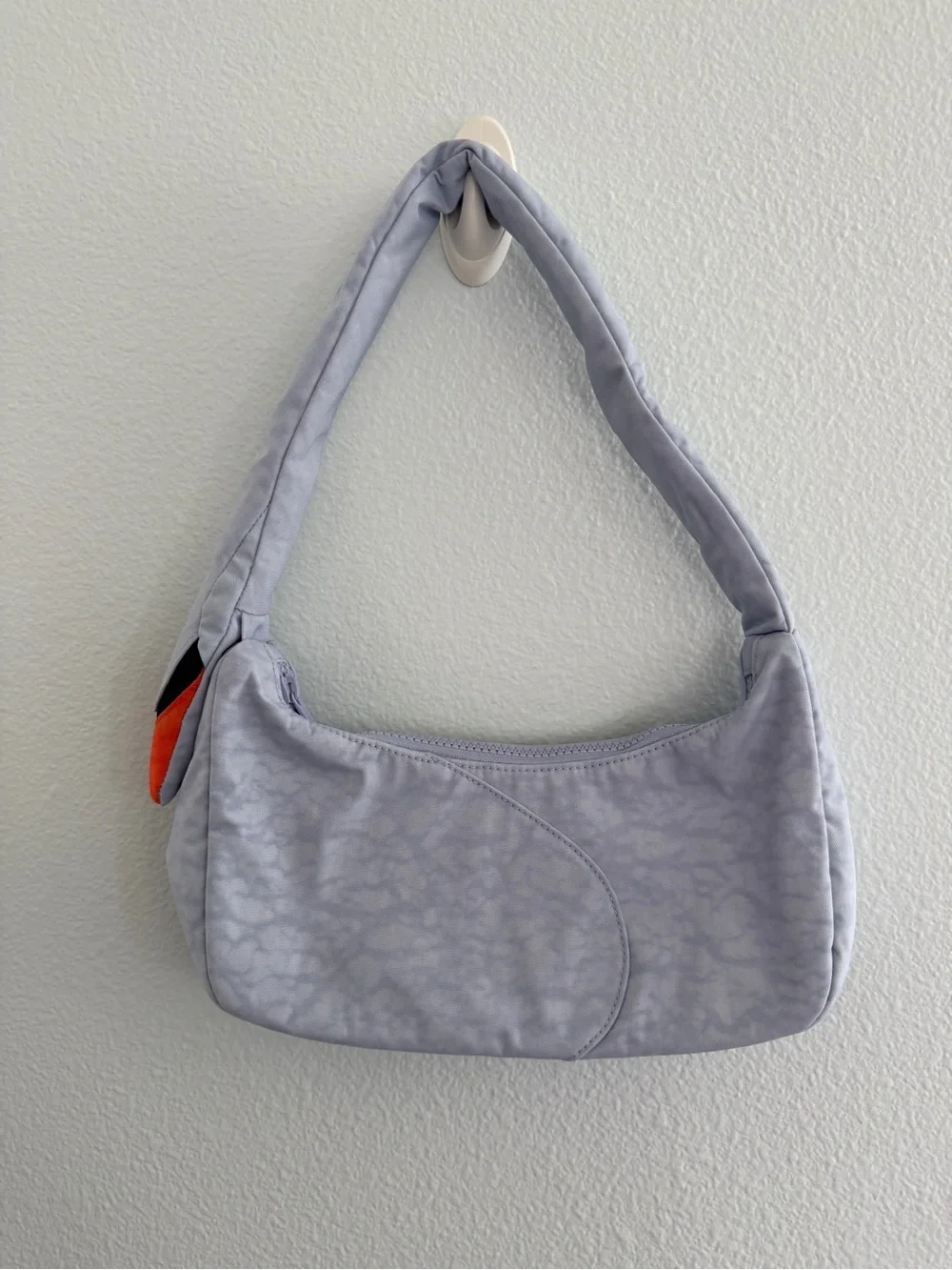 NWT BAGGU Swan Shoulder Bag in Lavender Grey - Picture 3 of 5
